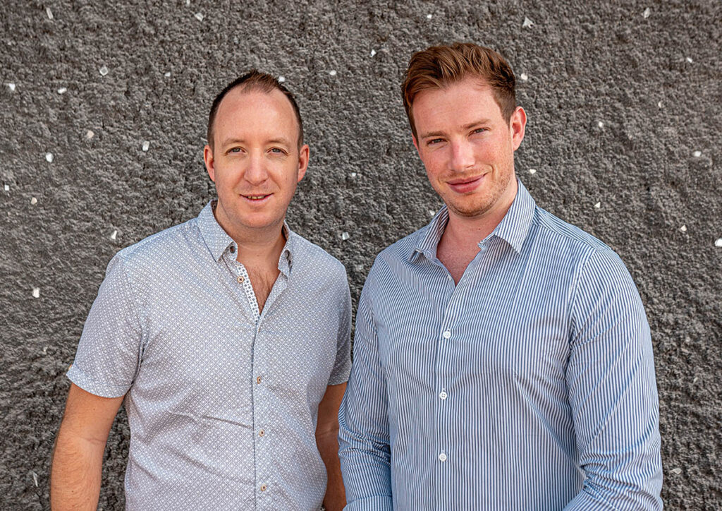 Formulate partners, Theo Adamson (left) and Dan Brown (right) have enjoyed a successful first year.
